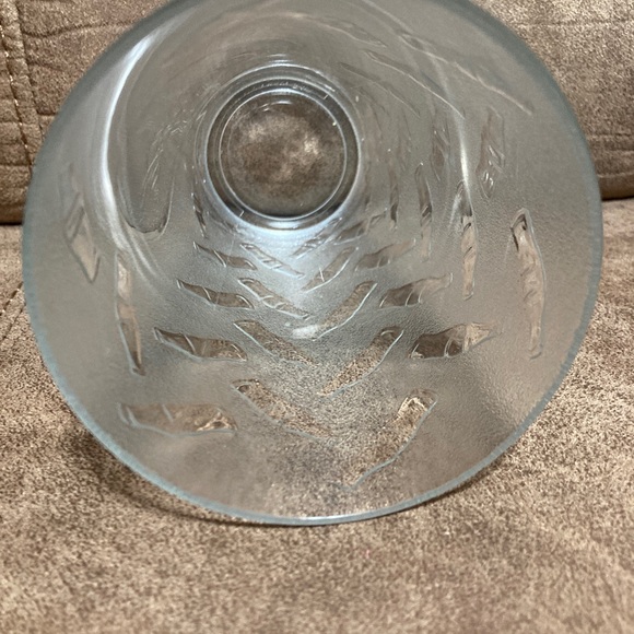 VTG clear Coca-Cola bottle flying print pebble textured glass Tumbler 20 oz - Picture 3 of 3